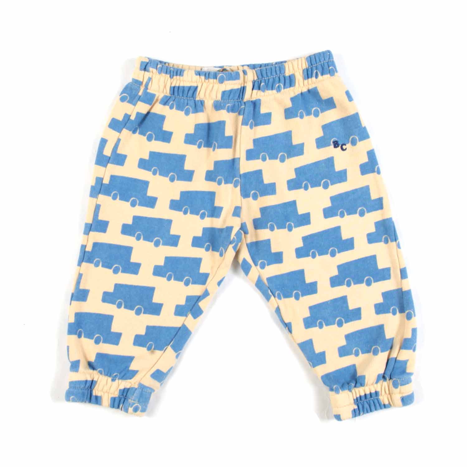 PANTALONE BIMBO CREMA E AZZURRO - annameglio.com abbigliamento moda