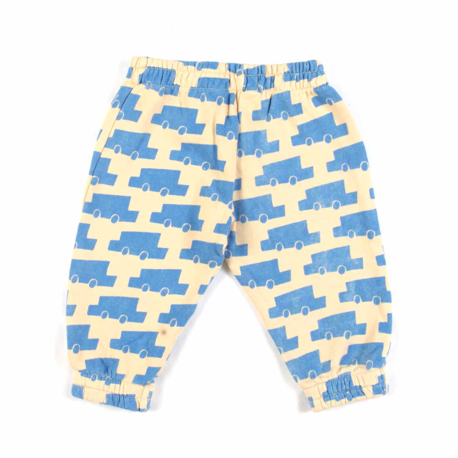 PANTALONE BIMBO CREMA E AZZURRO - annameglio.com abbigliamento moda