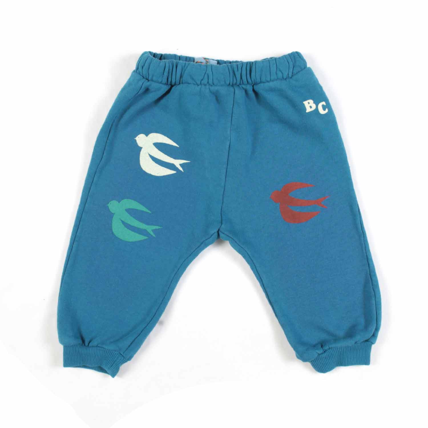 PANTALONE BABY AZZURRO CON STAMPE - annameglio.com abbigliamento moda