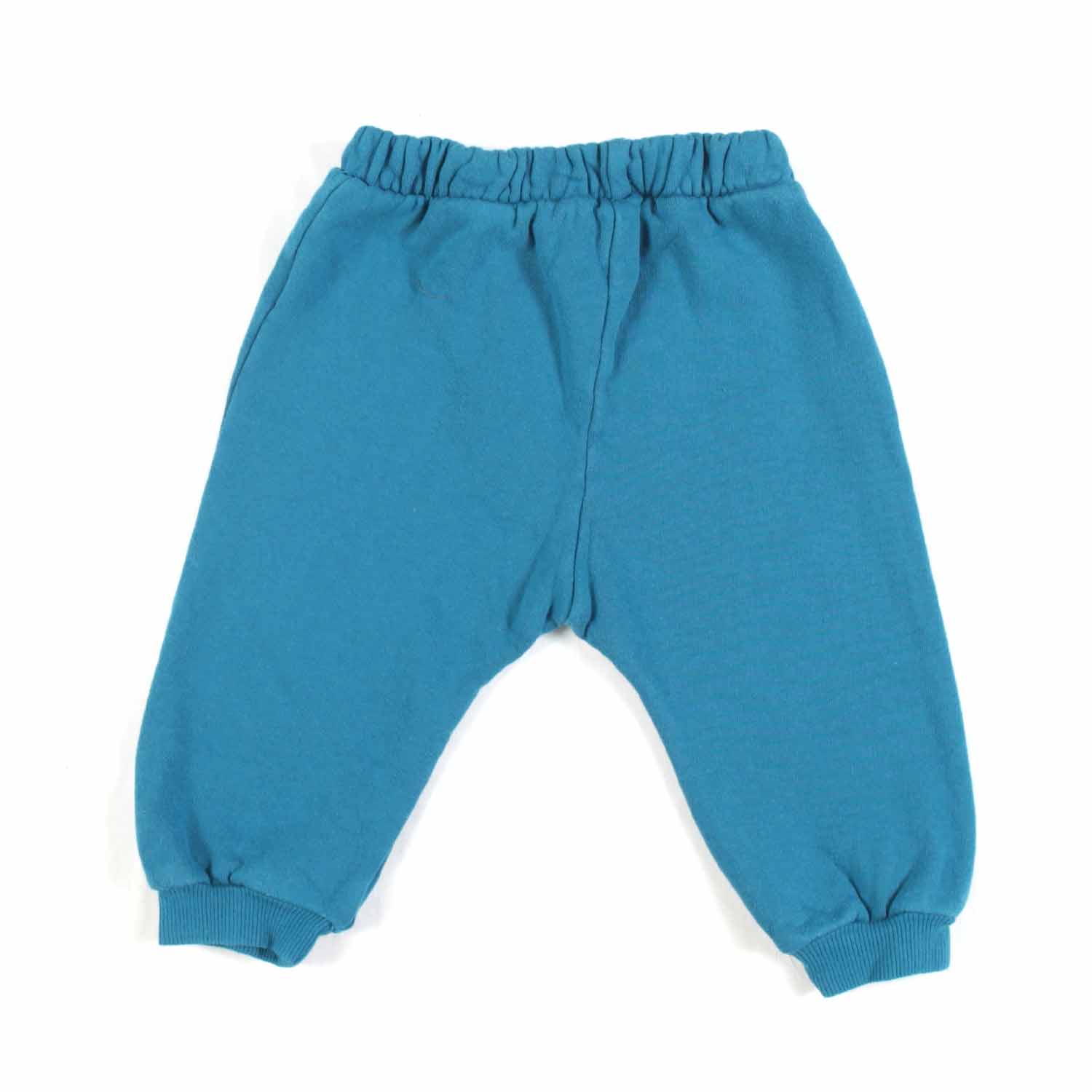 PANTALONE BABY AZZURRO CON STAMPE - annameglio.com abbigliamento moda