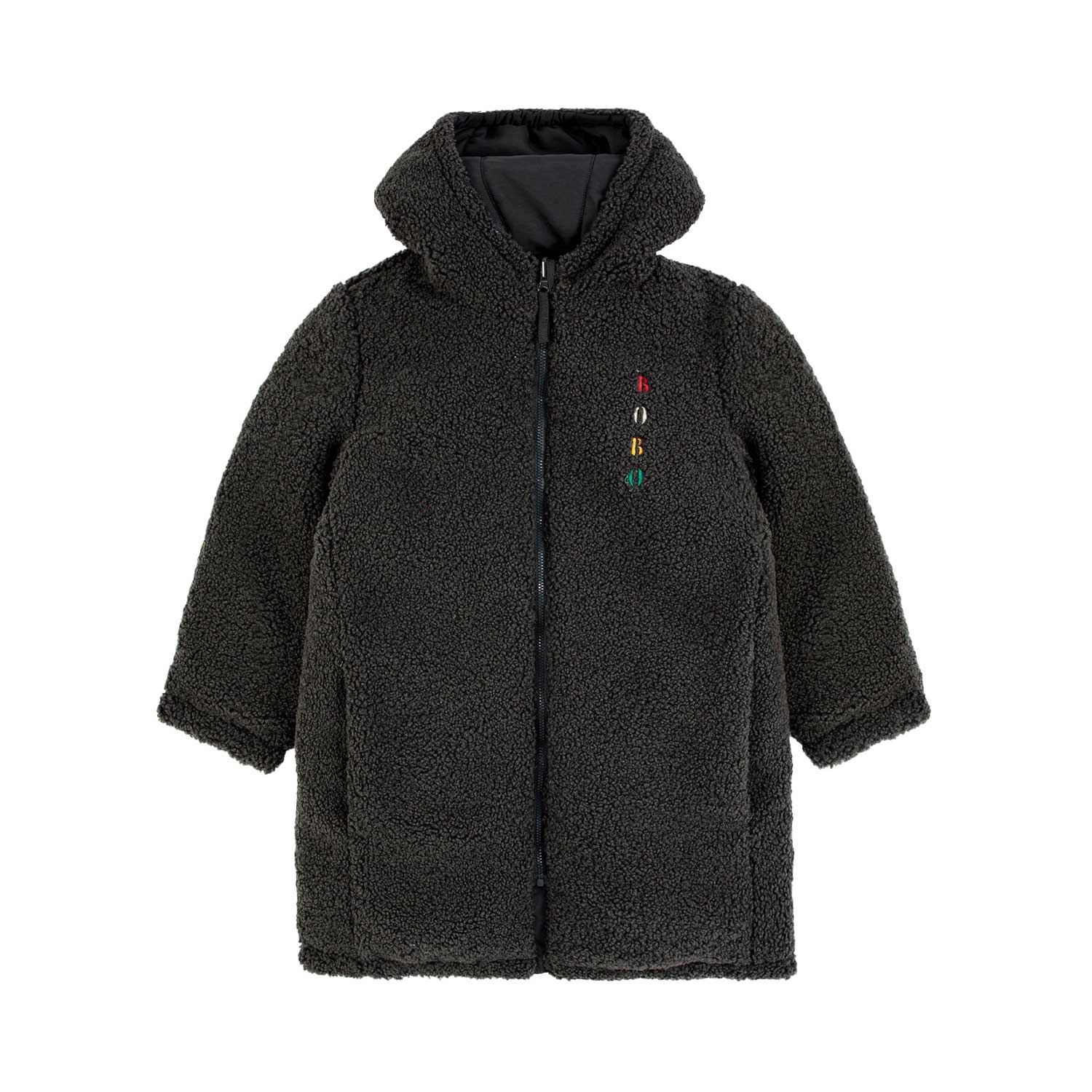 CAPPOTTO REVERSIBILE NERO BAMBINO E BAMBINA - annameglio.com abbigliamento moda