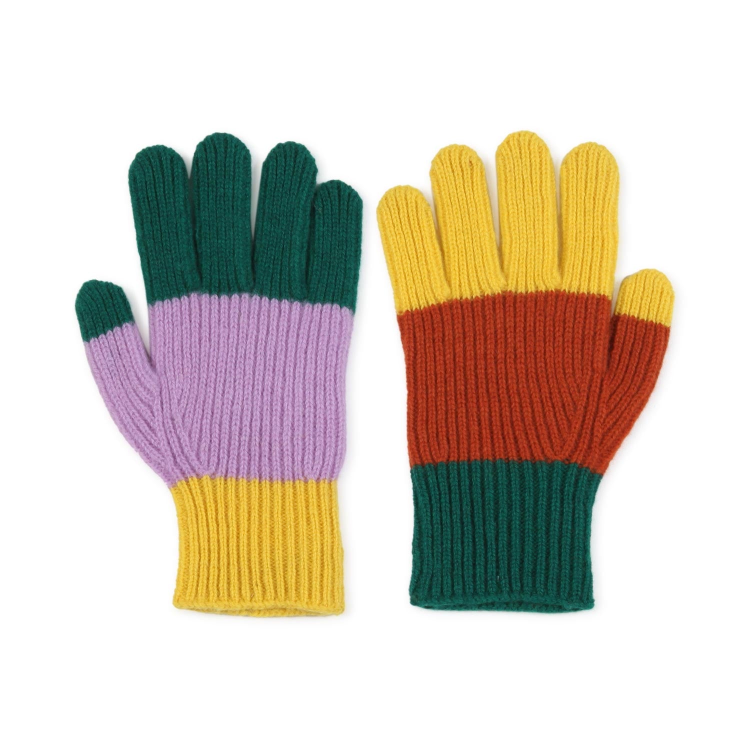 GUANTI DI LANA MULTICOLOR BAMBINO E BAMBINA - annameglio.com abbigliamento moda