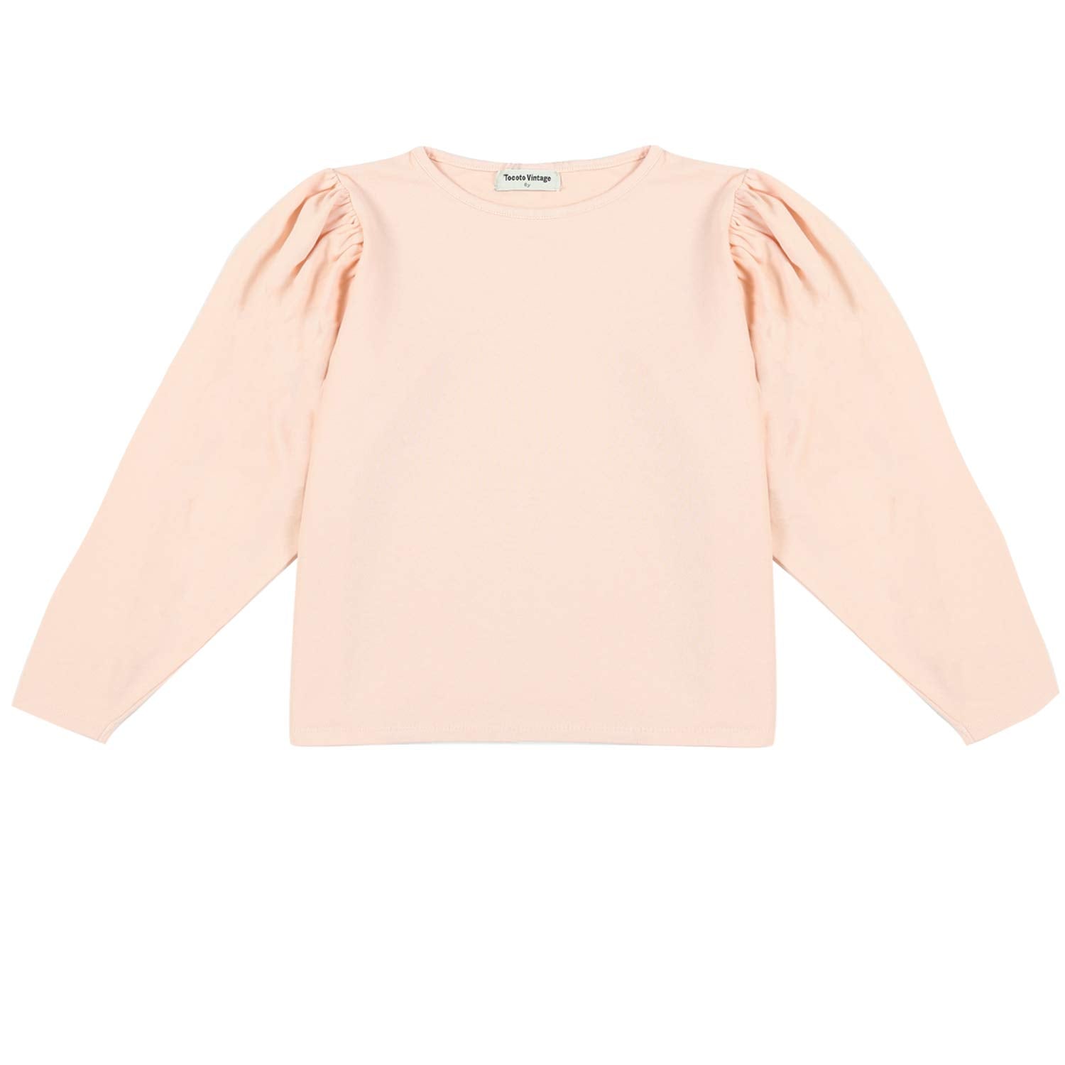 T-SHIRT MANICA LUNGA ROSA CHIARO BAMBINA E TEEN - annameglio.com abbigliamento moda