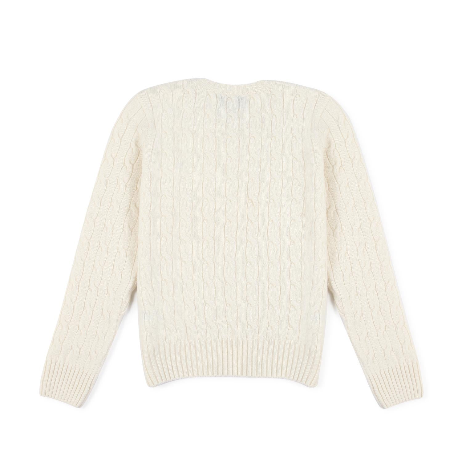 PULLOVER NO-GENDER PANNA DI LANA A TRECCE - annameglio.com abbigliamento moda