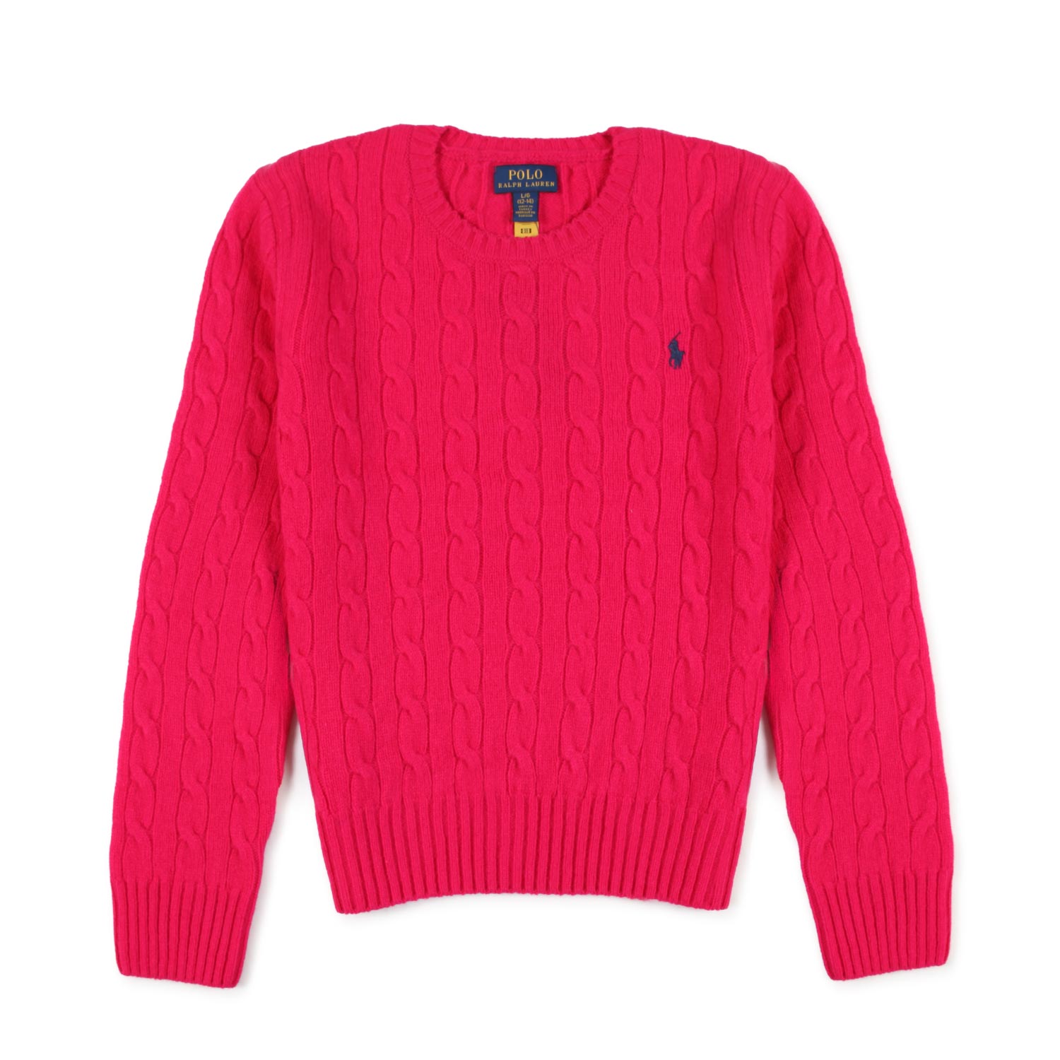 PULLOVER FUCSIA DI LANA A TRECCE BAMBINA E TEEN - annameglio.com abbigliamento moda