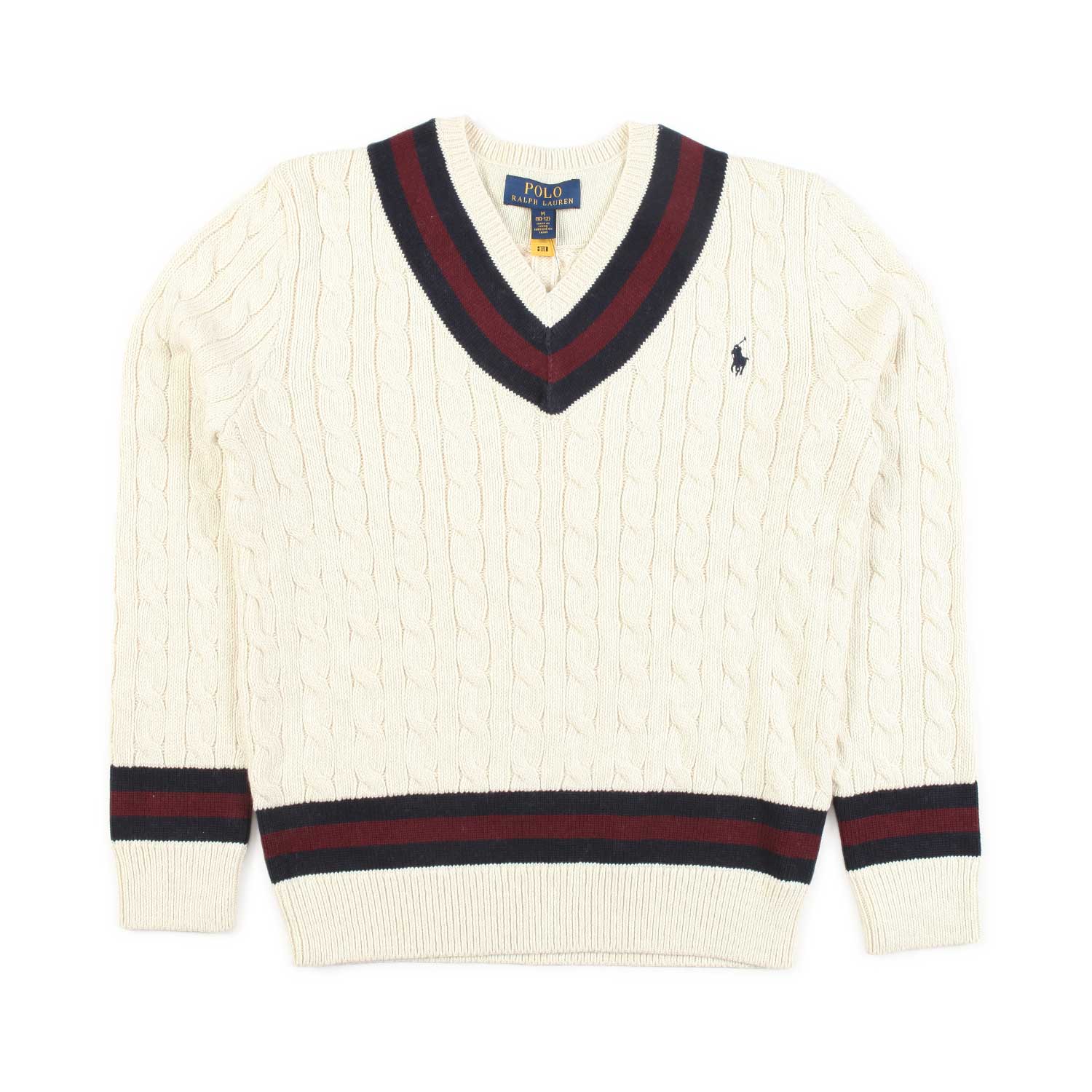 MAGLIONE DA CRICKET PANNA, BLU E ROSSO - annameglio.com abbigliamento moda