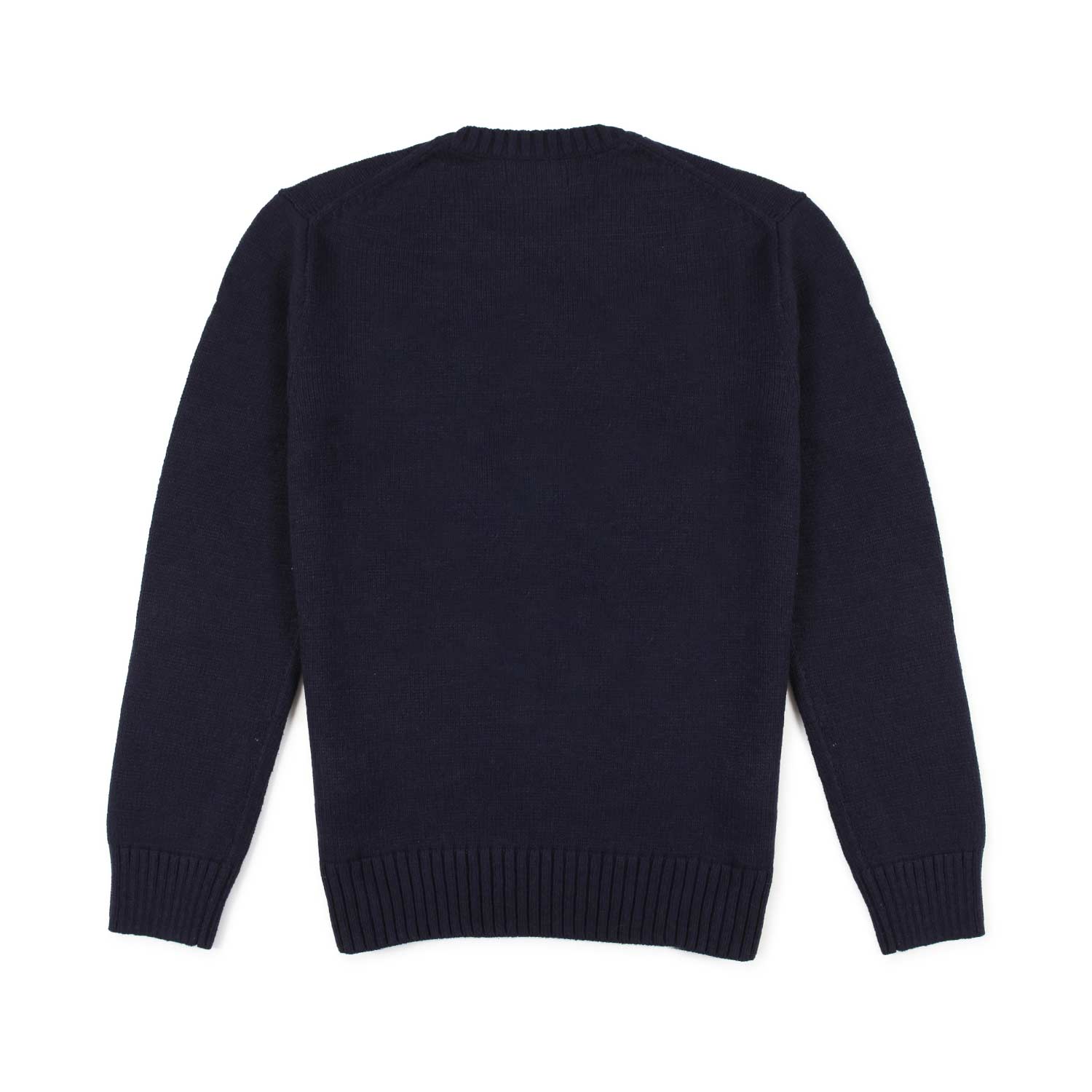 PULLOVER NO-GENDER BLU NAVY CON POLO BEAR - annameglio.com abbigliamento moda