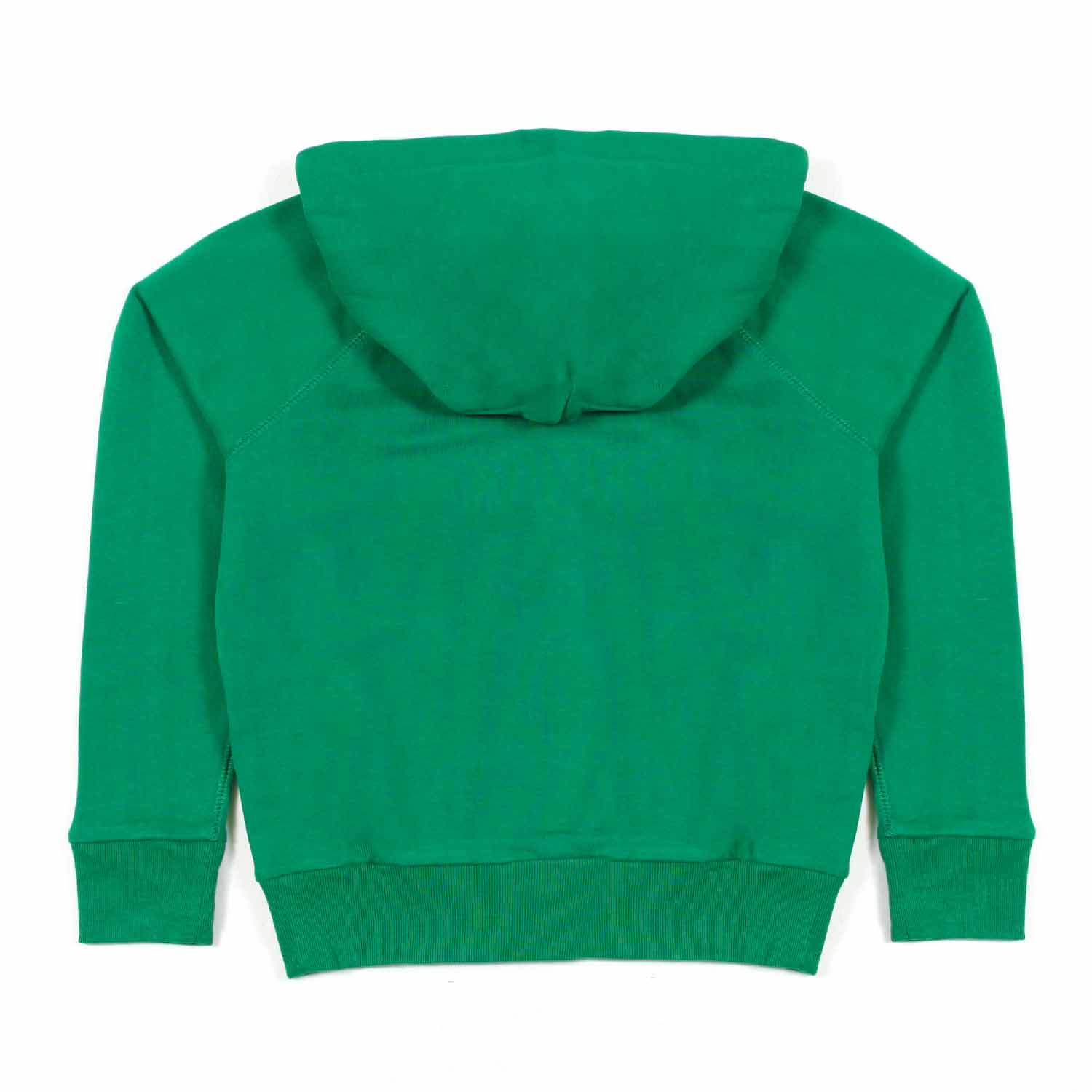 FELPA HOODIE VERDE ACCESO CON BIG PONY - annameglio.com abbigliamento moda
