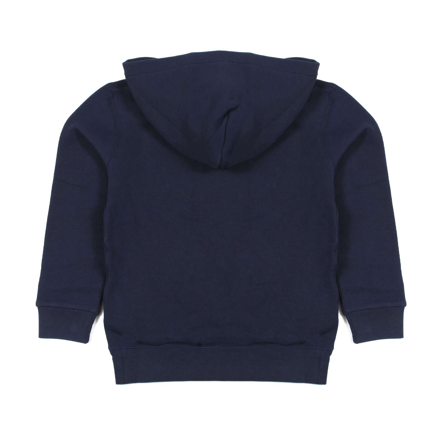 FELPA HOODIE BLU NAVY CON PONY POLO RICAMATI - annameglio.com abbigliamento moda