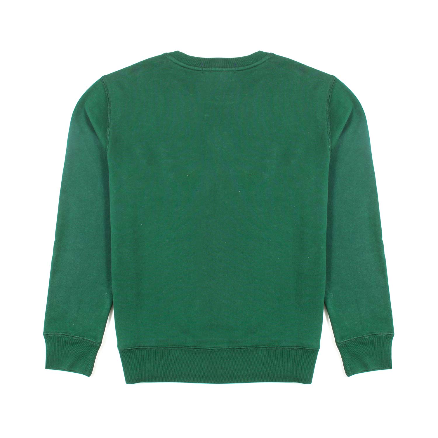 FELPA UNISEX VERDE CON LOGO POLO ARANCIONE - annameglio.com abbigliamento moda
