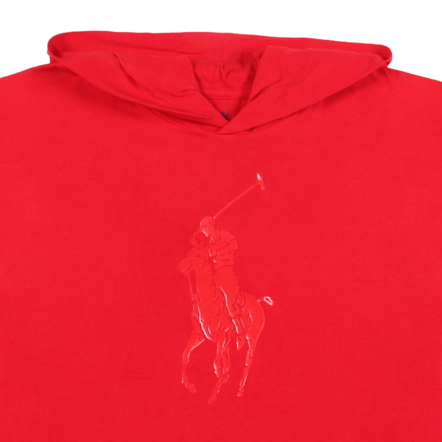 T-SHIRT BIG PONY MANICA LUNGA ROSSA CON CAPPUCCIO - annameglio.com abbigliamento moda