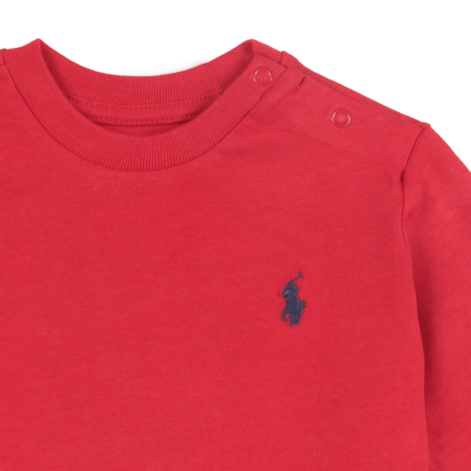 T-SHIRT MANICA LUNGA BABY ROSSA CON PONY - annameglio.com abbigliamento moda