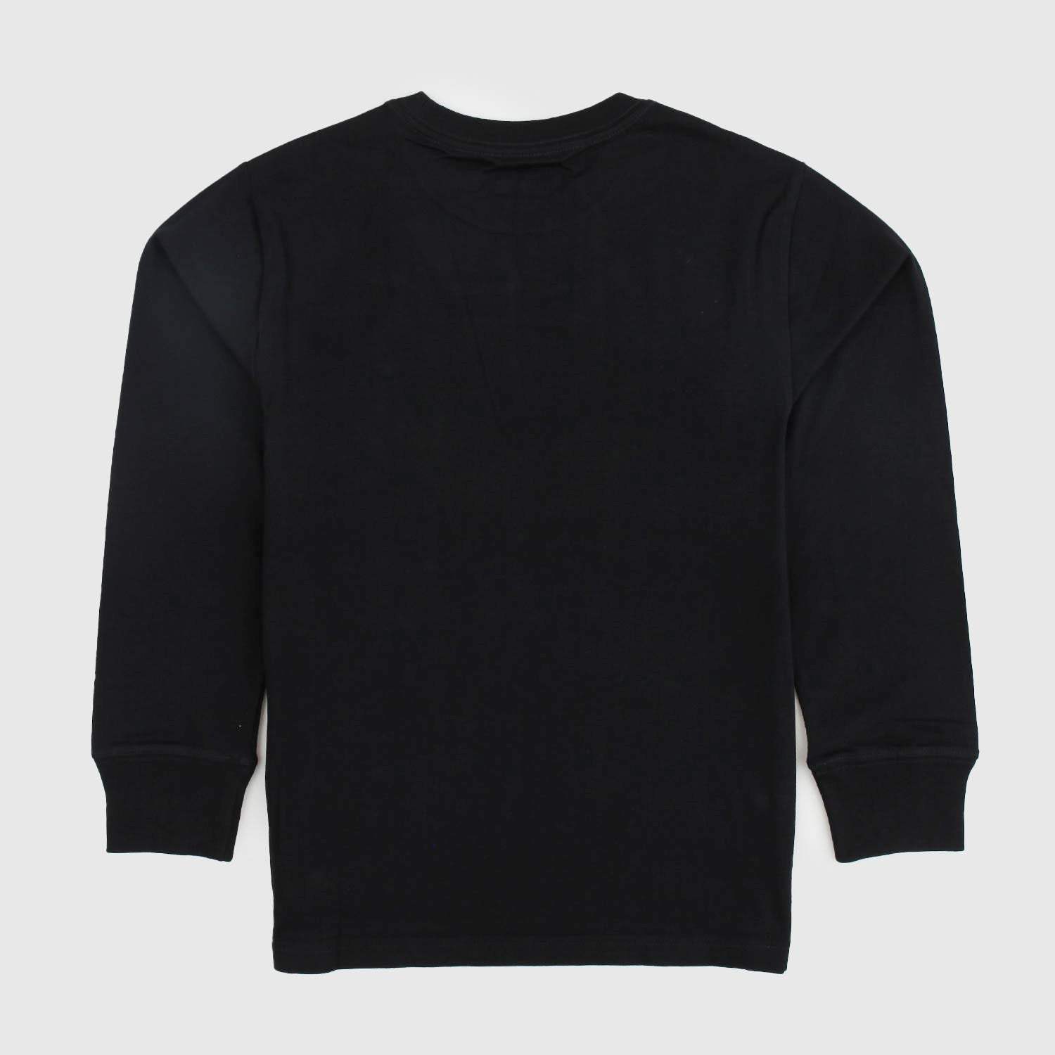 T-SHIRT MANICA LUNGA NERA CON PONY RICAMATO - annameglio.com abbigliamento moda