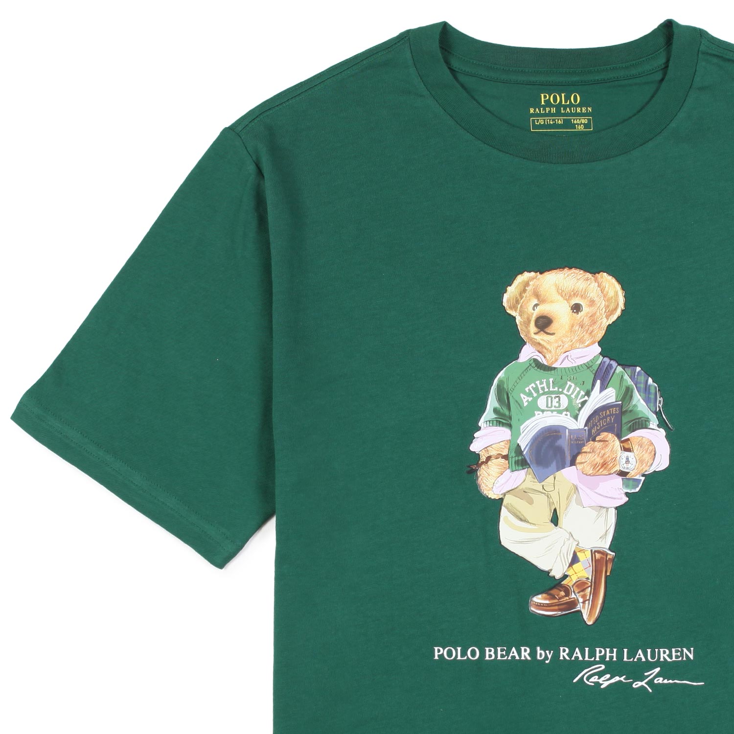 T-SHIRT VERDE CON POLO BEAR BAMBINO E TEEN - annameglio.com abbigliamento moda