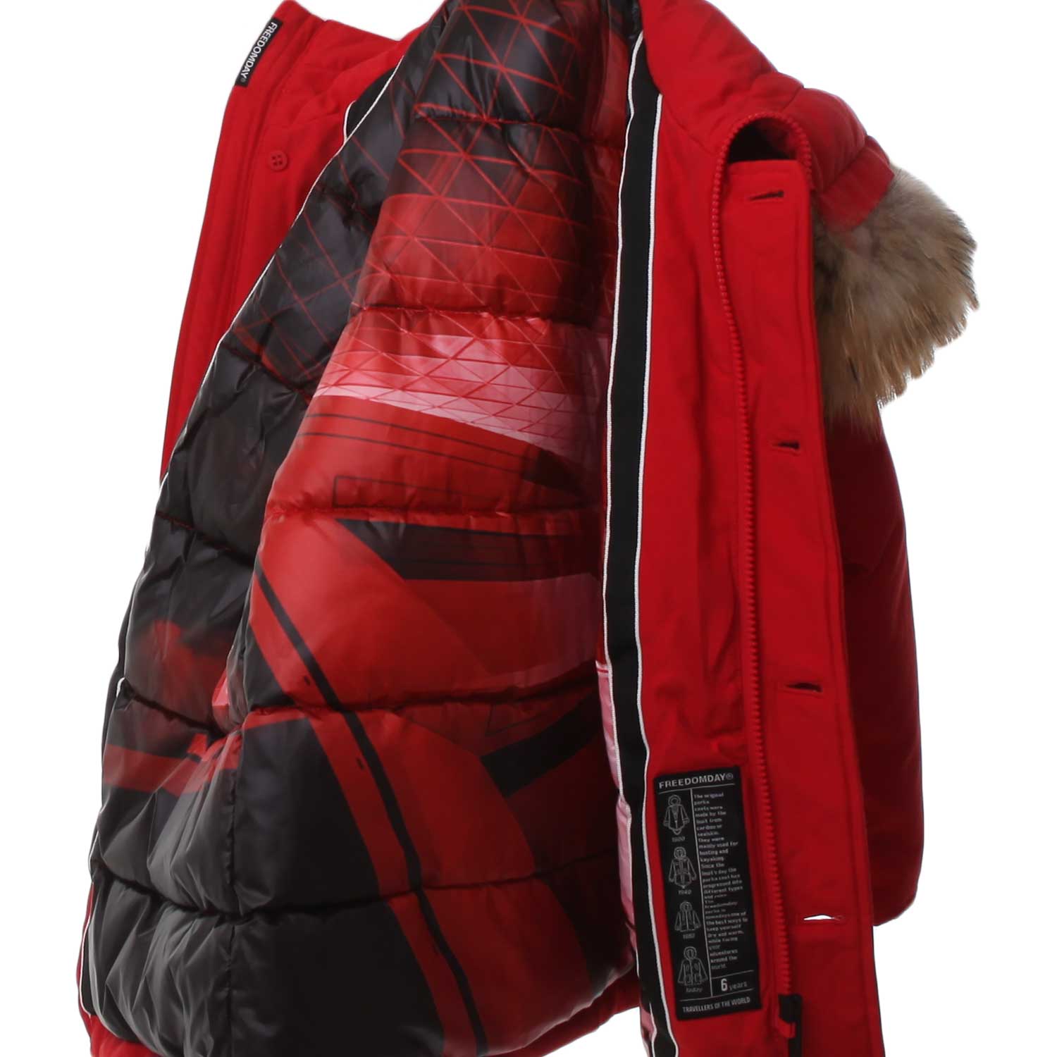 GIUBBOTTO PARKA NEW BORMIO ROSSO BAMBINO - annameglio.com abbigliamento moda