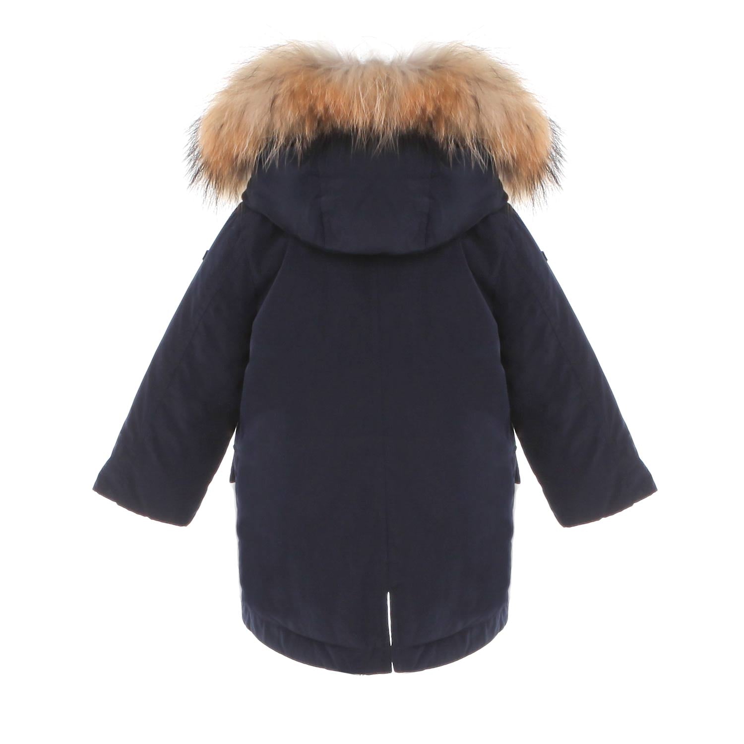 GIUBBOTTO PARKA JOY BLU NAVY BIMBO - annameglio.com abbigliamento moda