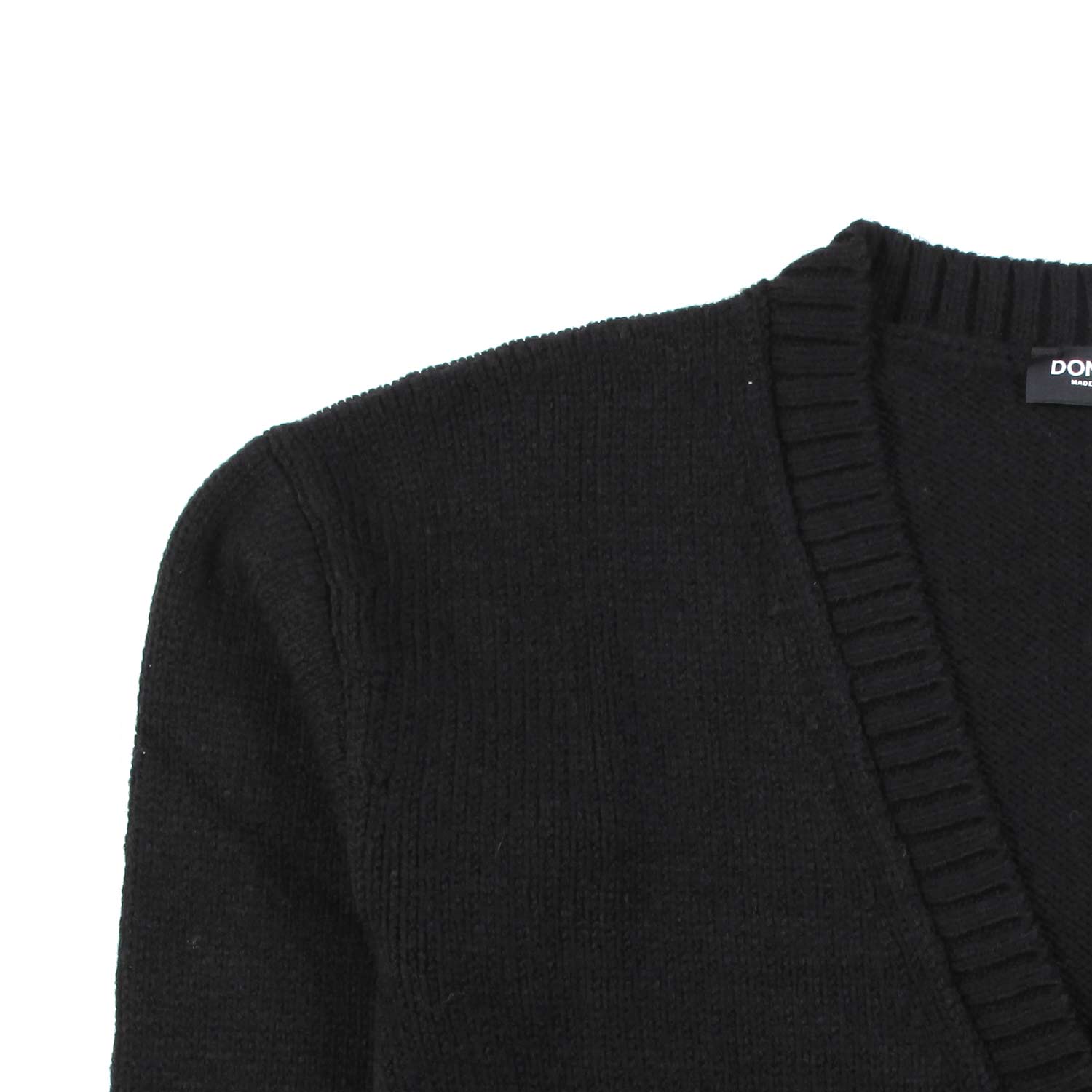 CARDIGAN NERO DI LANA BAMBINA E TEEN - annameglio.com abbigliamento moda