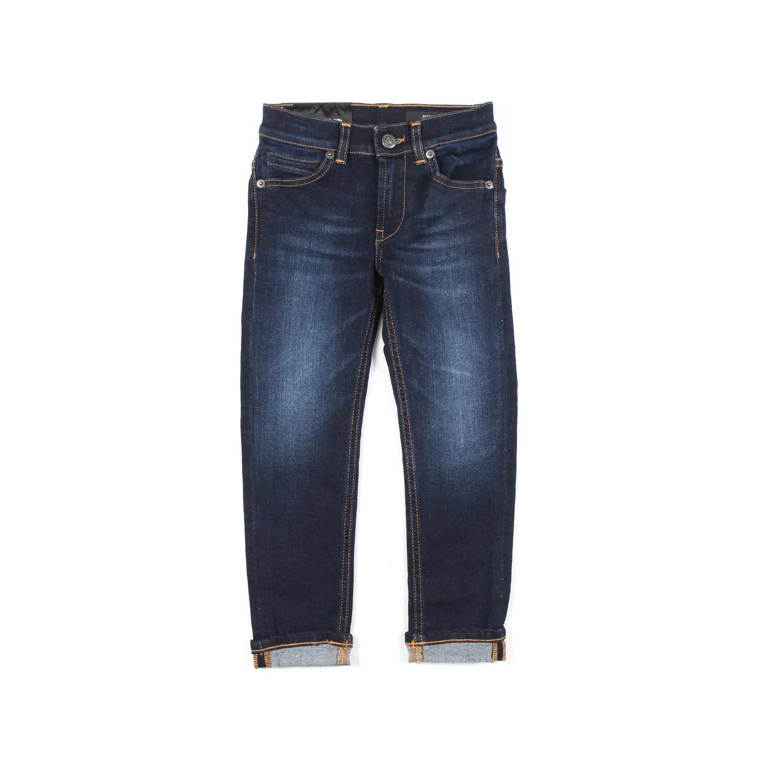 JEANS BLU SCURO STONE WASH BAMBINO E TEEN - annameglio.com abbigliamento moda
