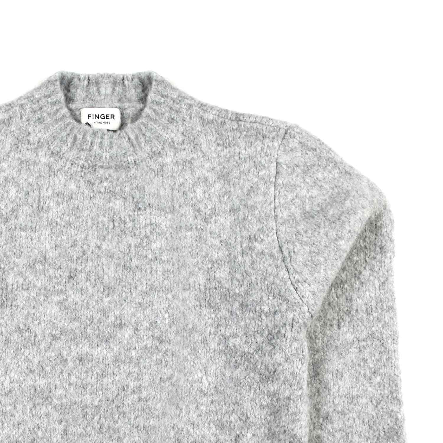 MAGLIONE LONA HEATHER GRIGIO CHIARO - annameglio.com abbigliamento moda