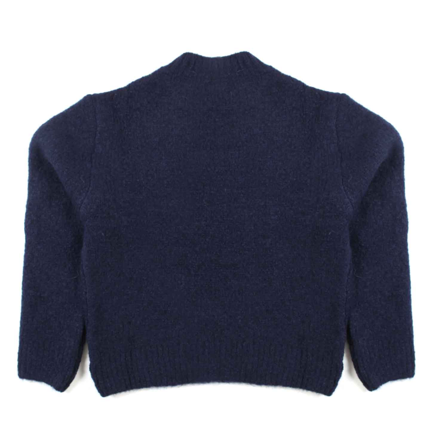 MAGLIONE LONA HEATHER BLU NAVY - annameglio.com abbigliamento moda