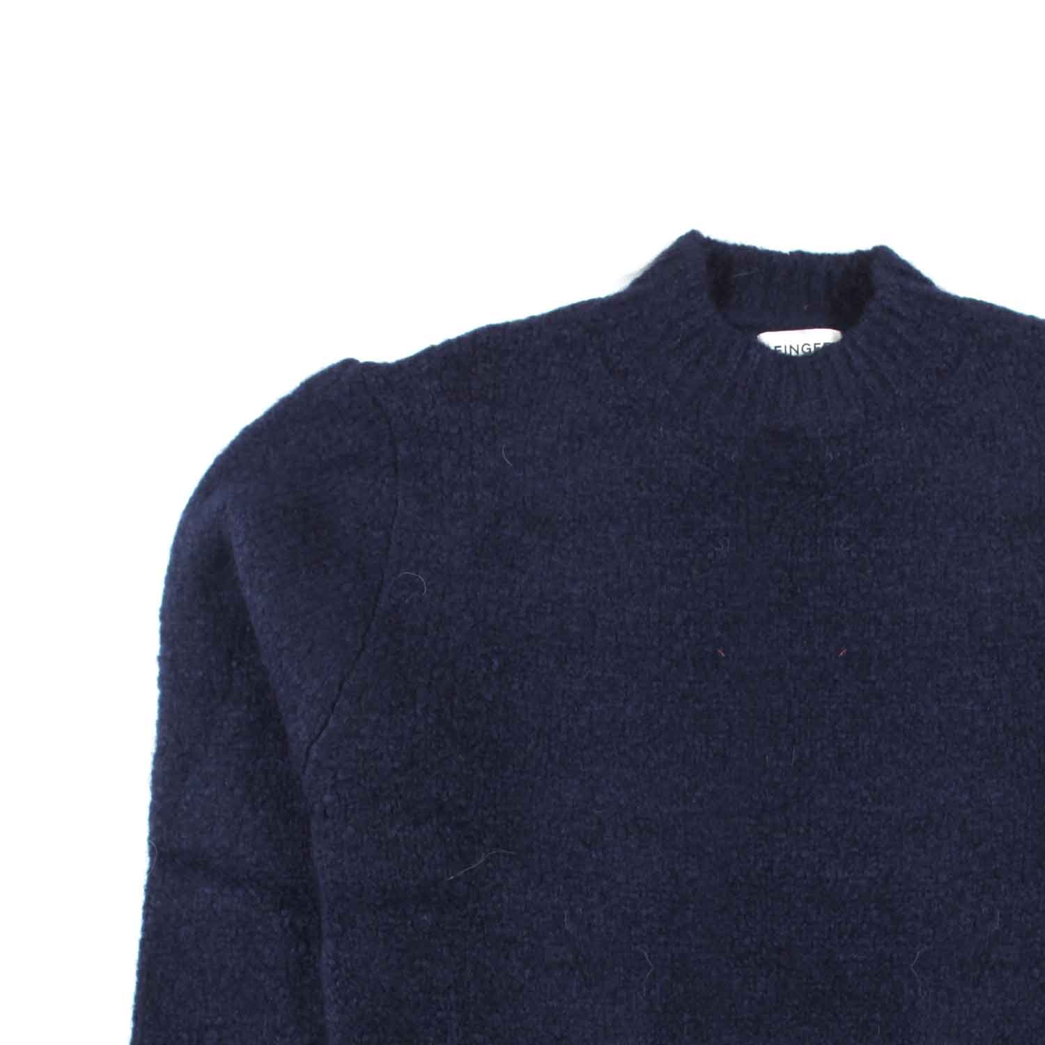 MAGLIONE LONA HEATHER BLU NAVY - annameglio.com abbigliamento moda