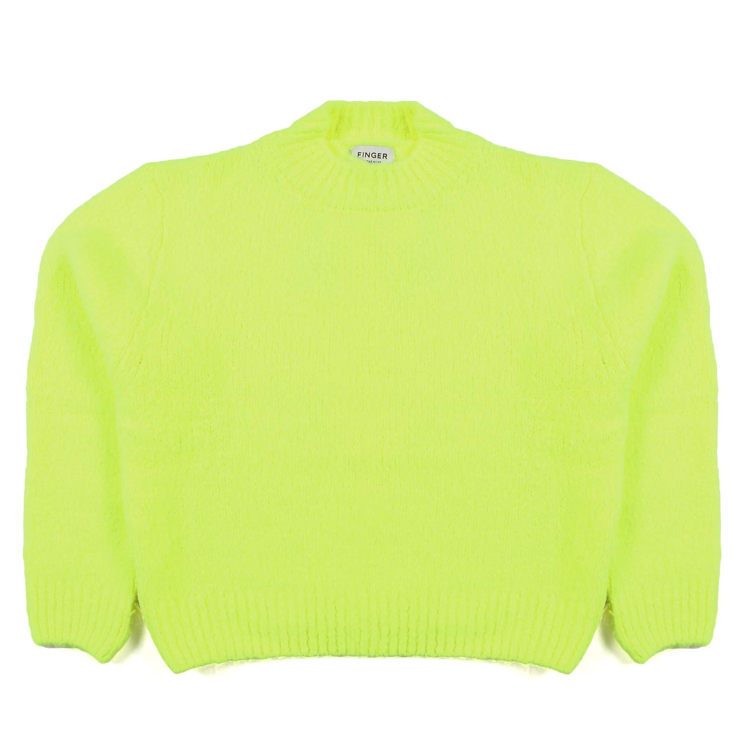 MAGLIONE LONA HEATHER GIALLO FLUO - annameglio.com abbigliamento moda