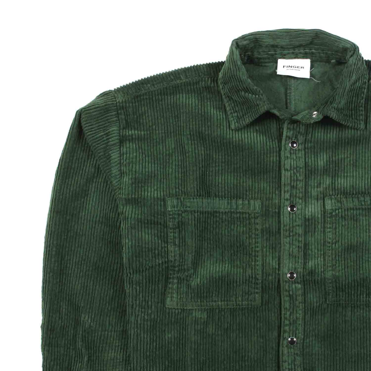 CAMICIA CORDUROY MAGALI VERDE KHAKI UNISEX - annameglio.com abbigliamento moda