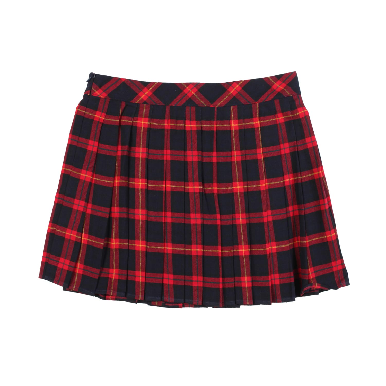 MINIGONNA GLASGOW ROSSO TARTAN - annameglio.com abbigliamento moda