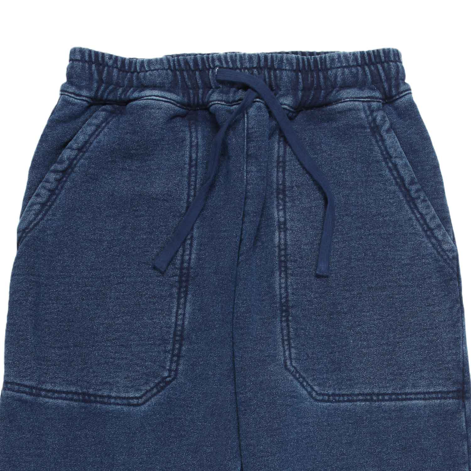 PANTALONE BAGO INDACO IN FELPA BAMBINA E TEEN - annameglio.com abbigliamento moda