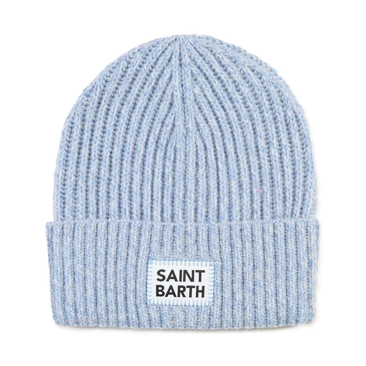 CAPPELLO UNISEX MOULINE AZZURRO - annameglio.com abbigliamento moda