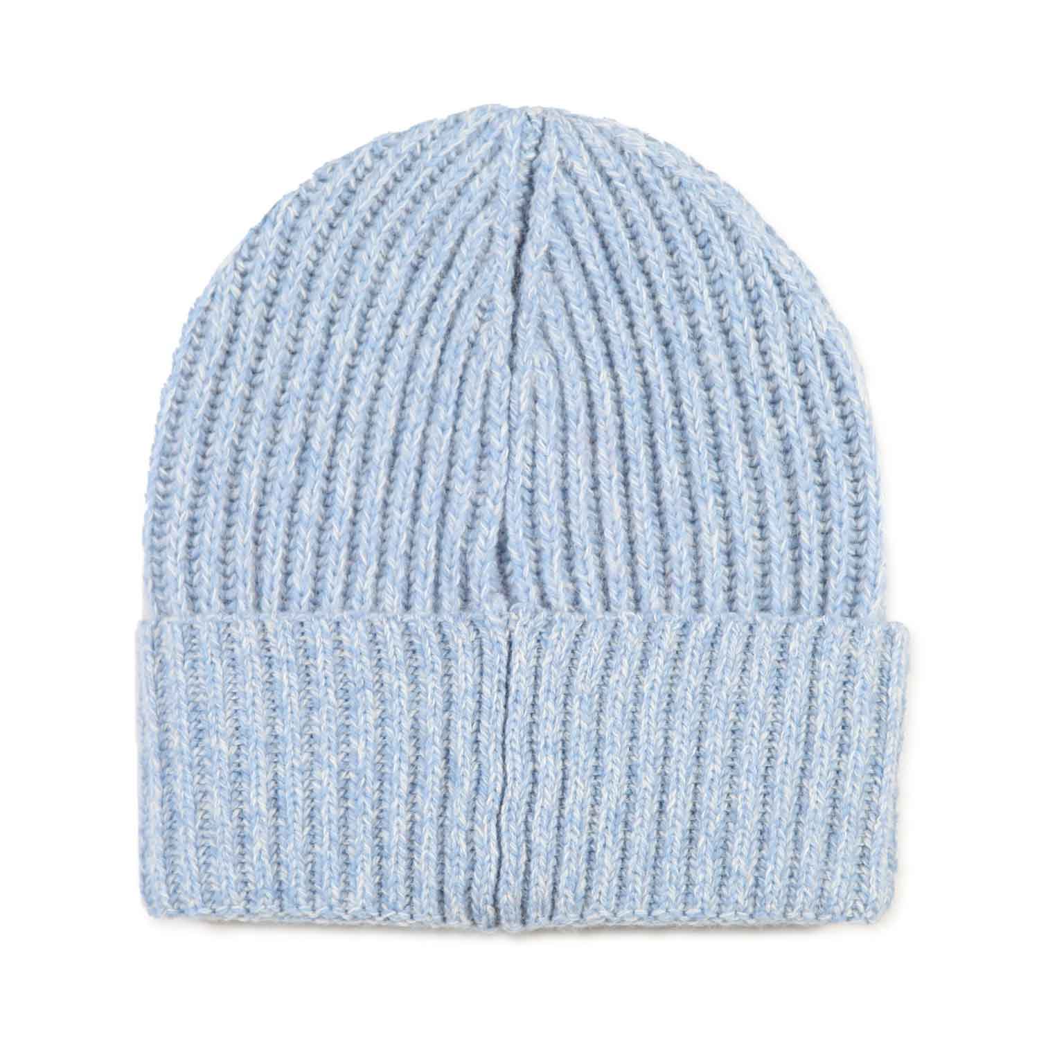 CAPPELLO UNISEX MOULINE AZZURRO - annameglio.com abbigliamento moda