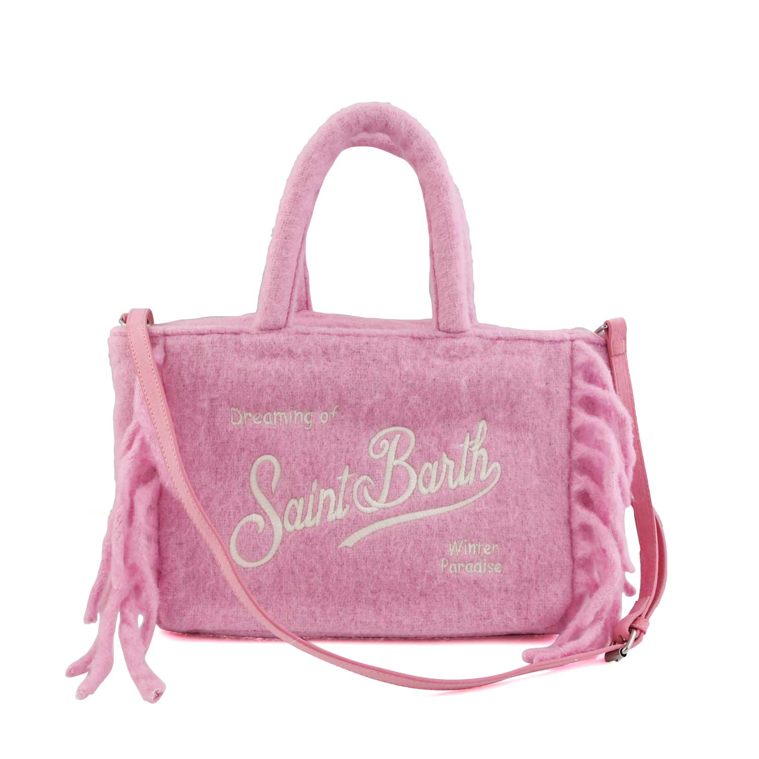 BORSA COLETTE BLANKET ROSA E BIANCA - annameglio.com abbigliamento moda