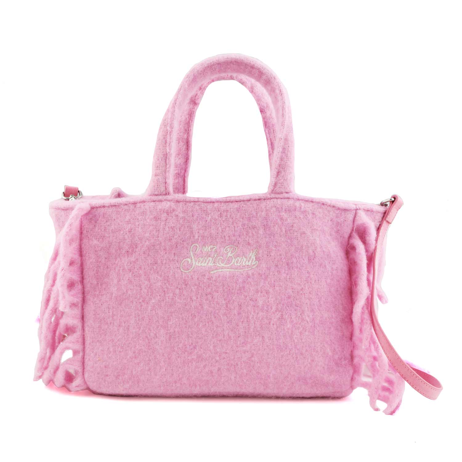 BORSA COLETTE BLANKET ROSA E BIANCA - annameglio.com abbigliamento moda