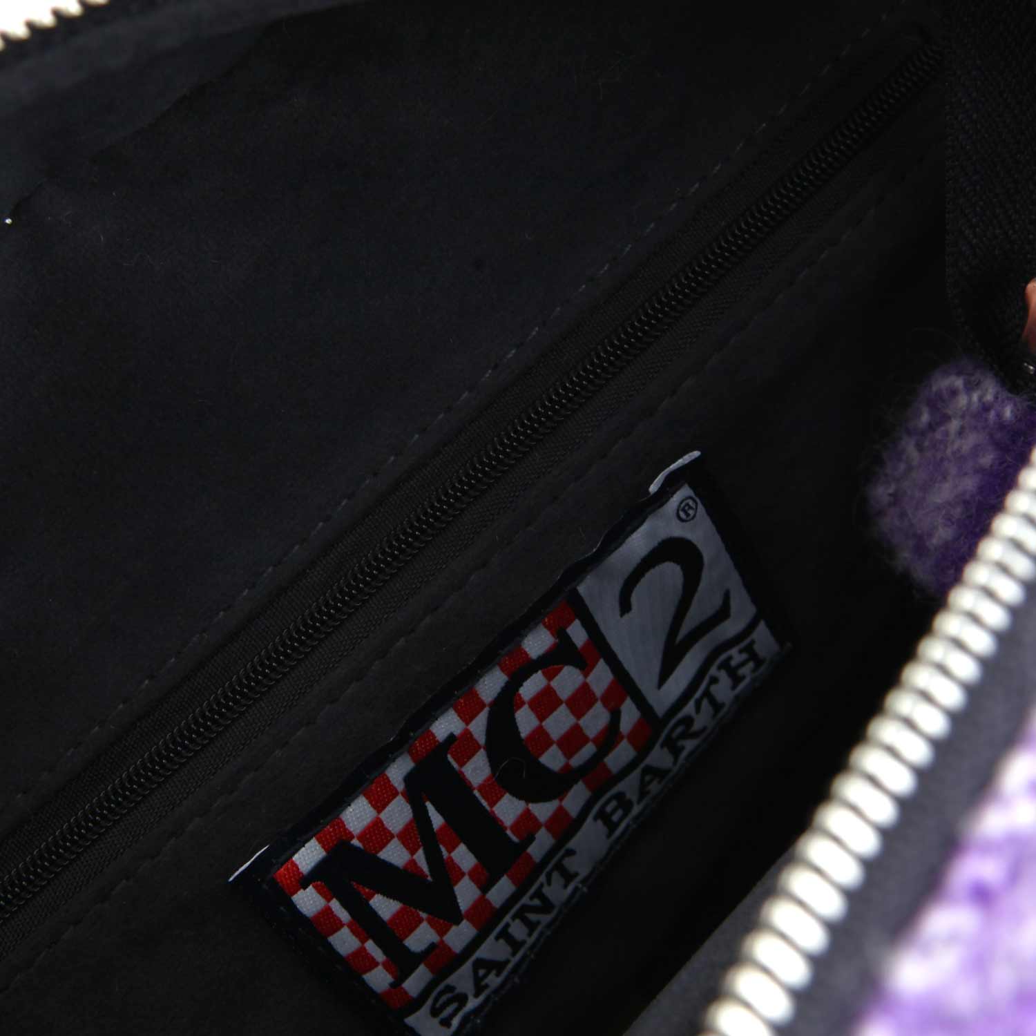 BORSA COLETTE BLANKET TARTAN VIOLA E BIANCA - annameglio.com abbigliamento moda