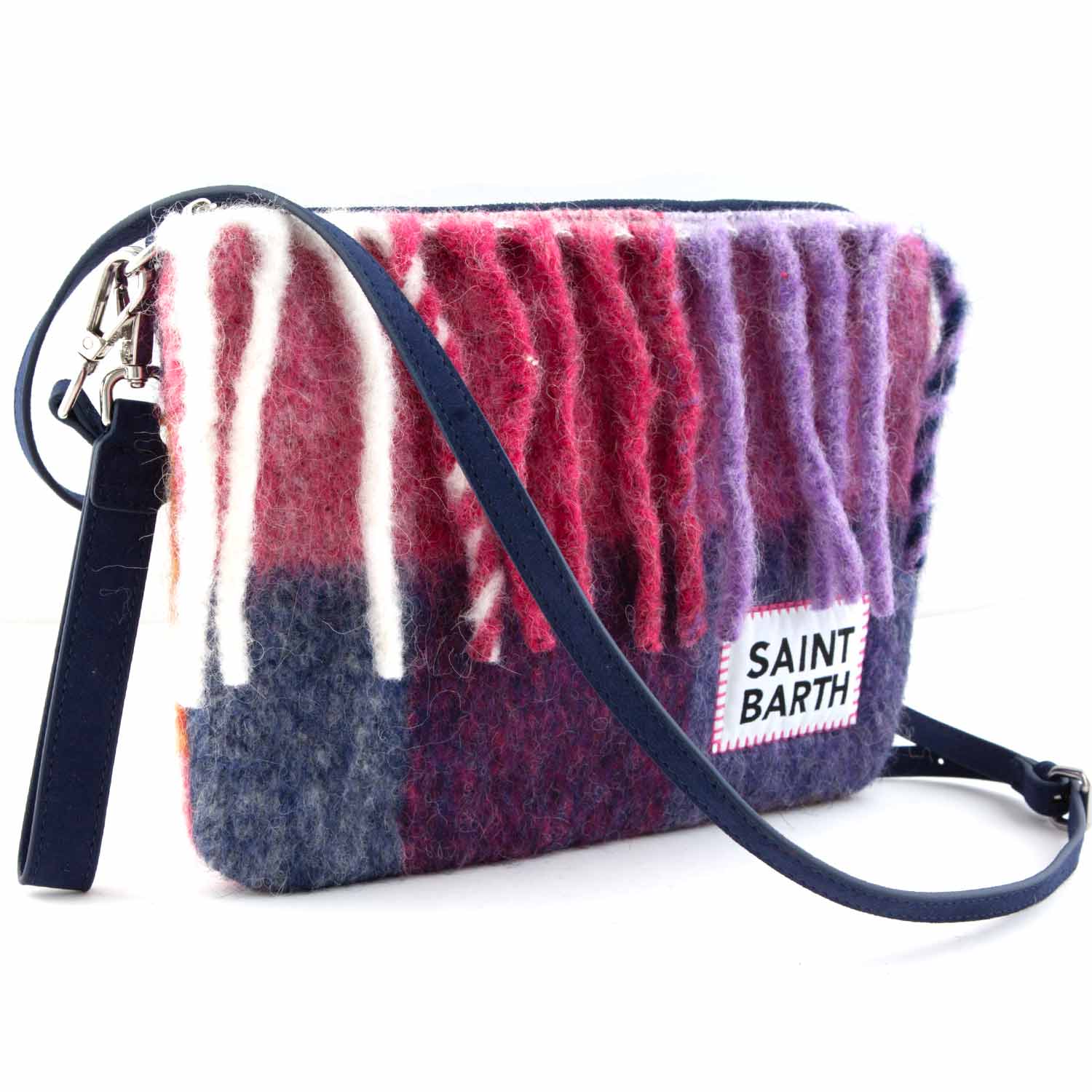 BORSETTA PARISIENNE A QUADRI MULTICOLOR - annameglio.com abbigliamento moda