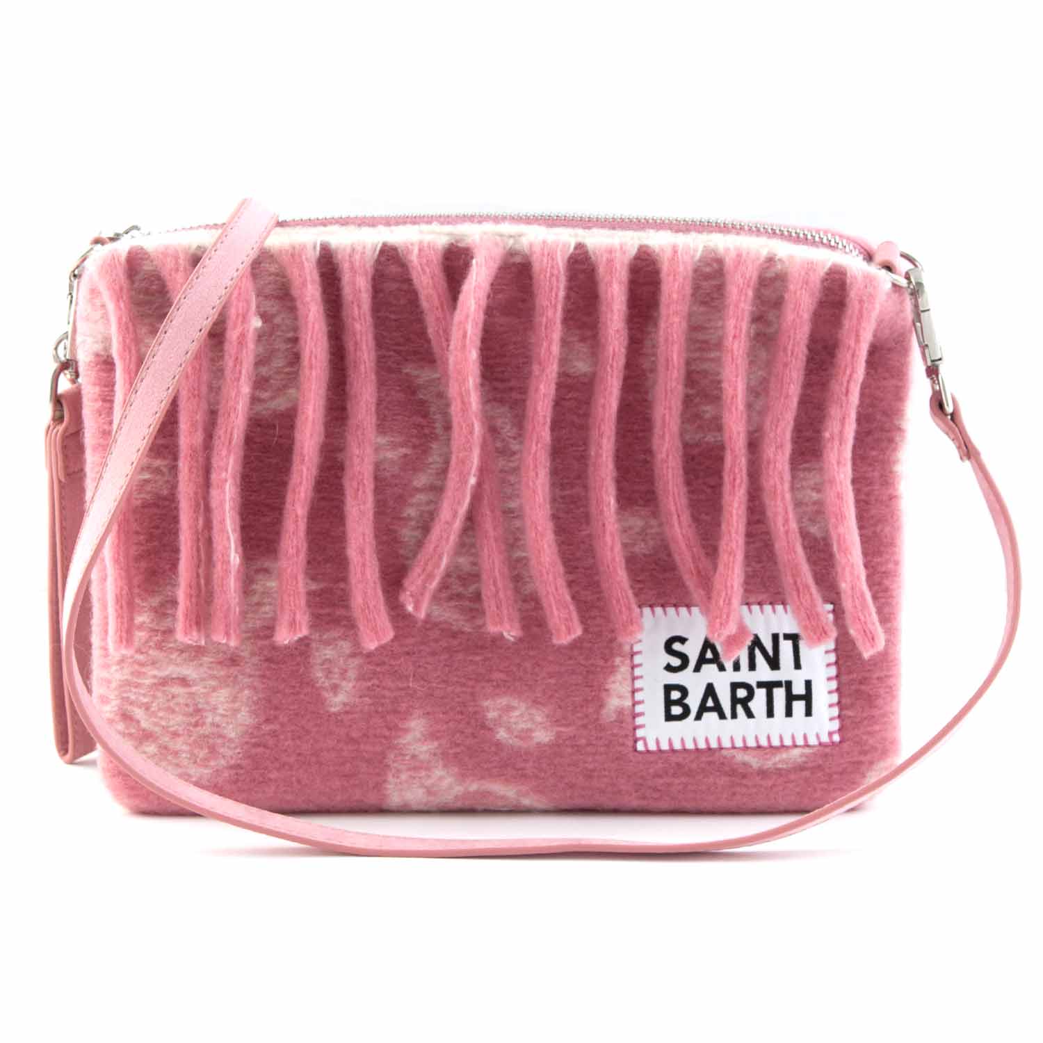 BORSETTA PARISIENNE ROSA CON FANTASIA PAISLEY - annameglio.com abbigliamento moda