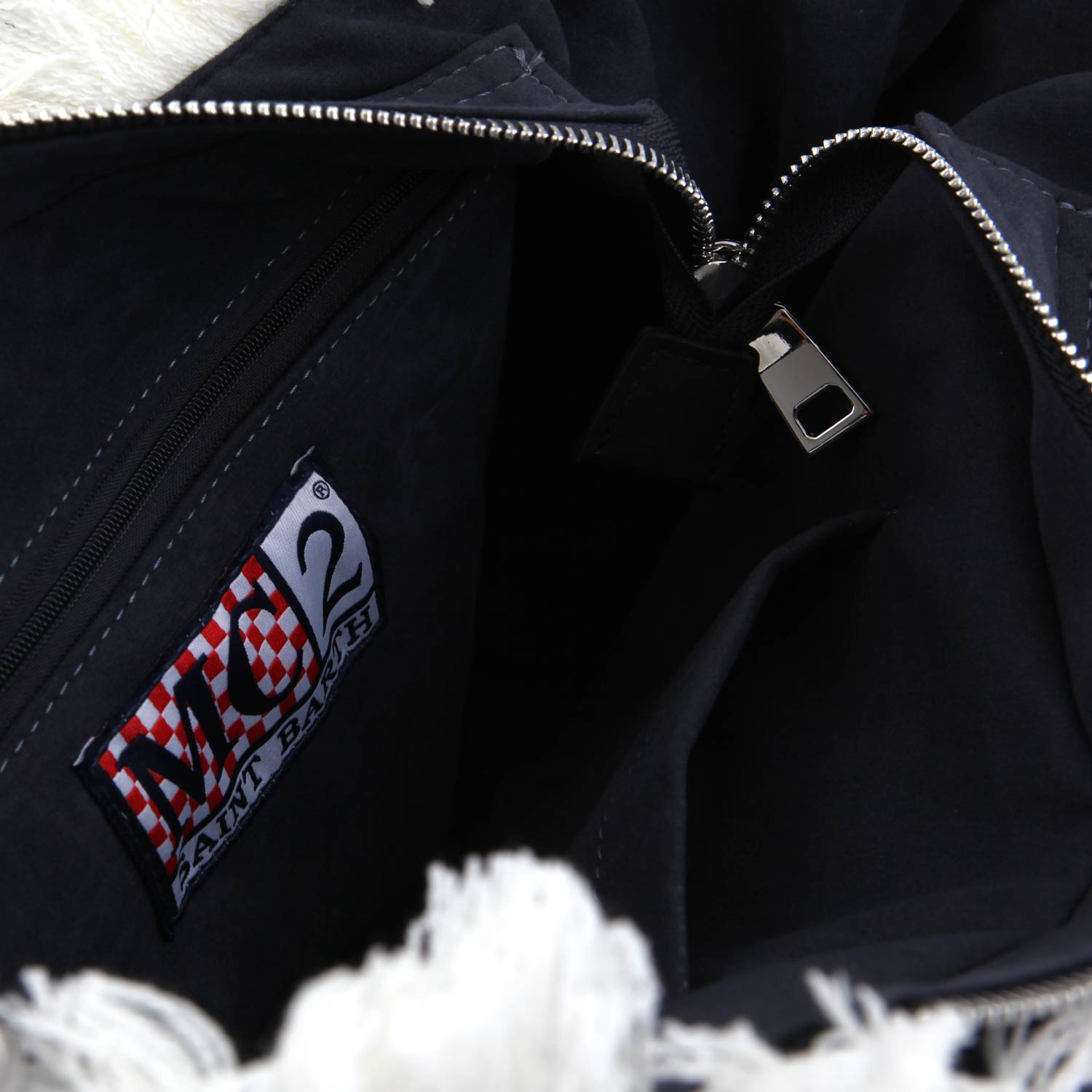 BORSA COLETTE BIANCA A TRECCE CON LOGHI SILVER - annameglio.com abbigliamento moda