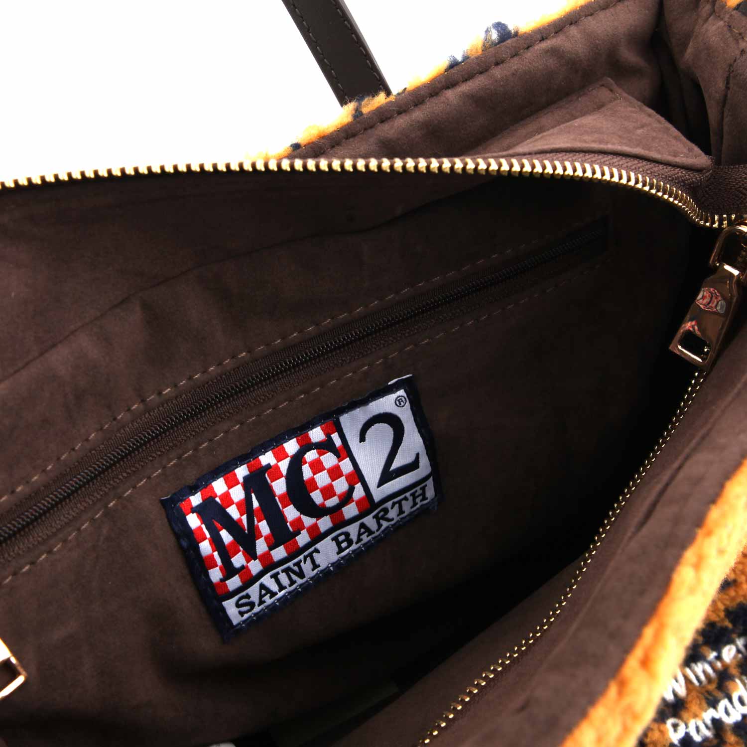 BORSA VIVIAN TEDDY CAMMELLO E NERA - annameglio.com abbigliamento moda