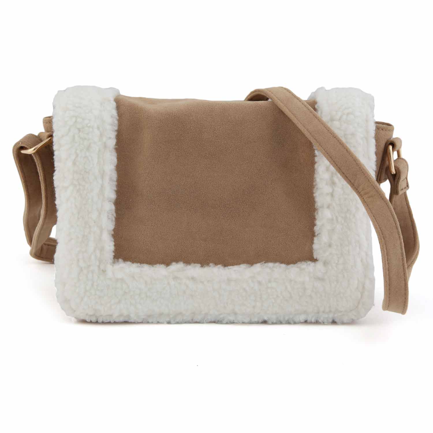 BORSA SHEARLY BEIGE E BIANCA - annameglio.com abbigliamento moda