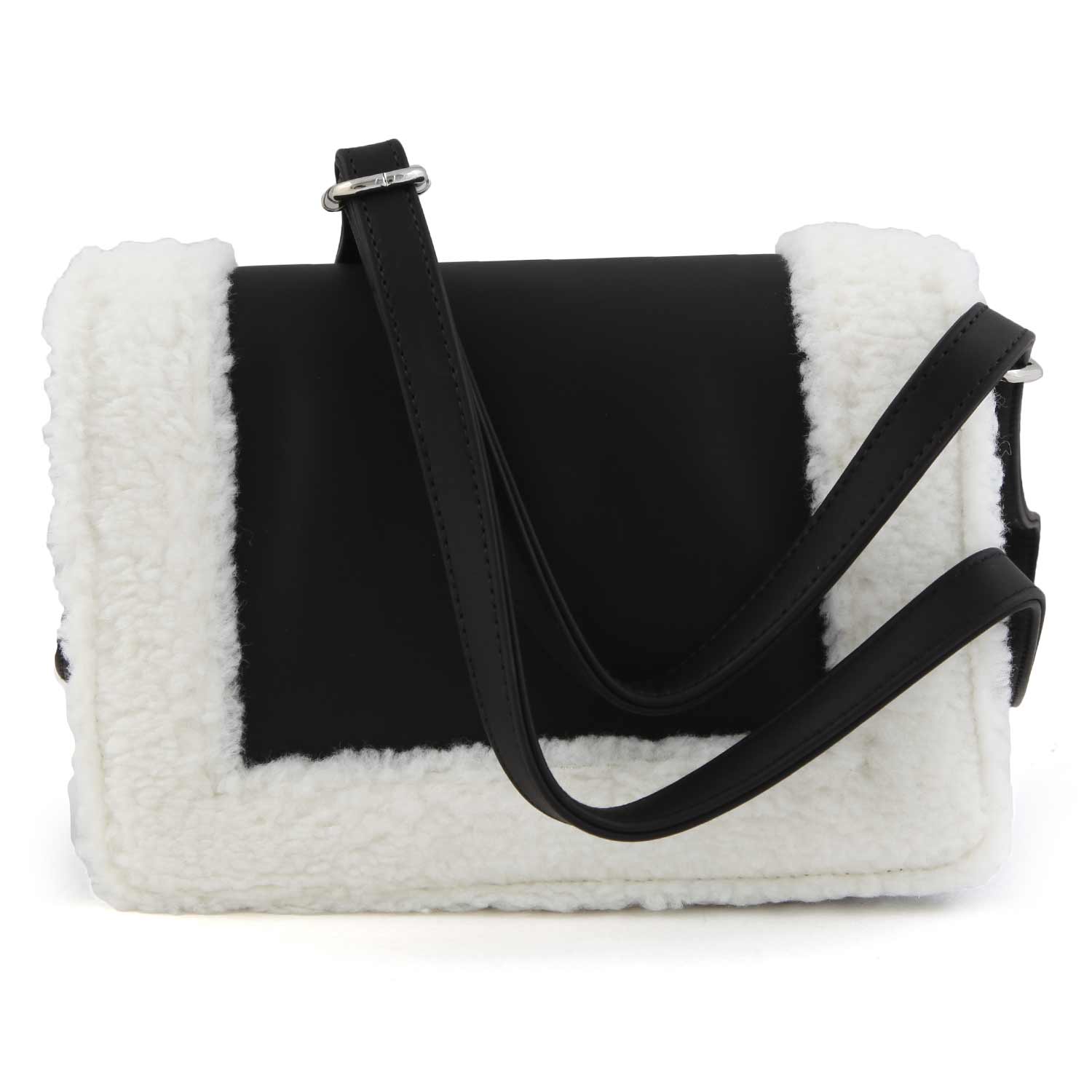 BORSA SHEARLY NERA E BIANCA - annameglio.com abbigliamento moda