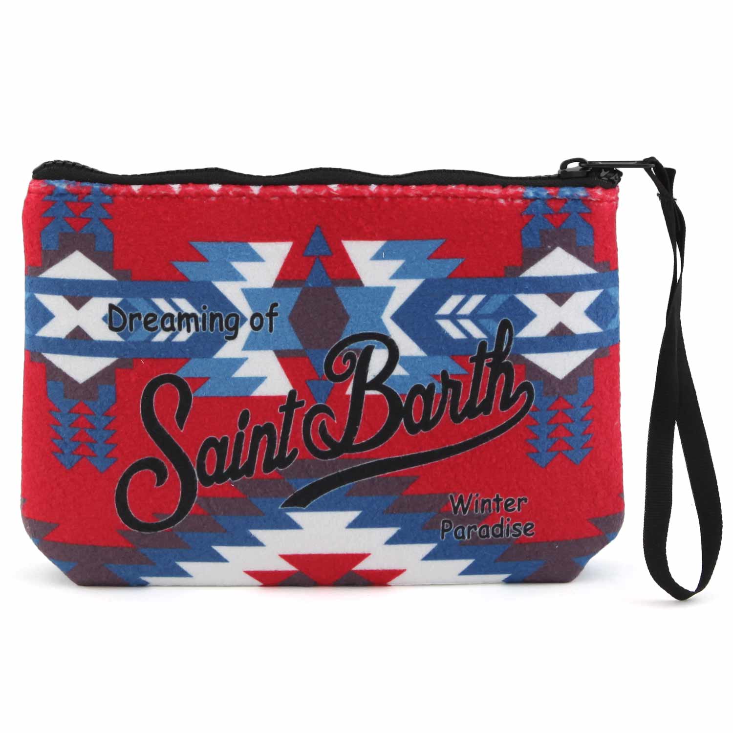 POCHETTE ALINE ETNICA ROSSA E BLU - annameglio.com abbigliamento moda