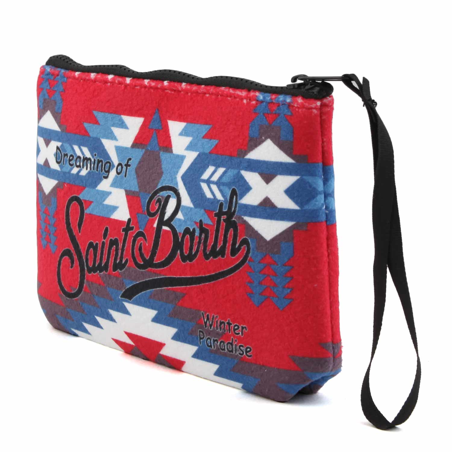 POCHETTE ALINE ETNICA ROSSA E BLU - annameglio.com abbigliamento moda