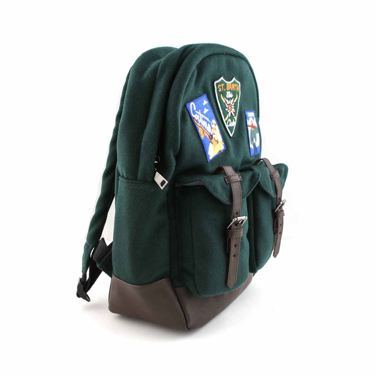 ZAINO CODY VERDE SCURO E MARRONE BAMBINA E TEEN - annameglio.com abbigliamento moda