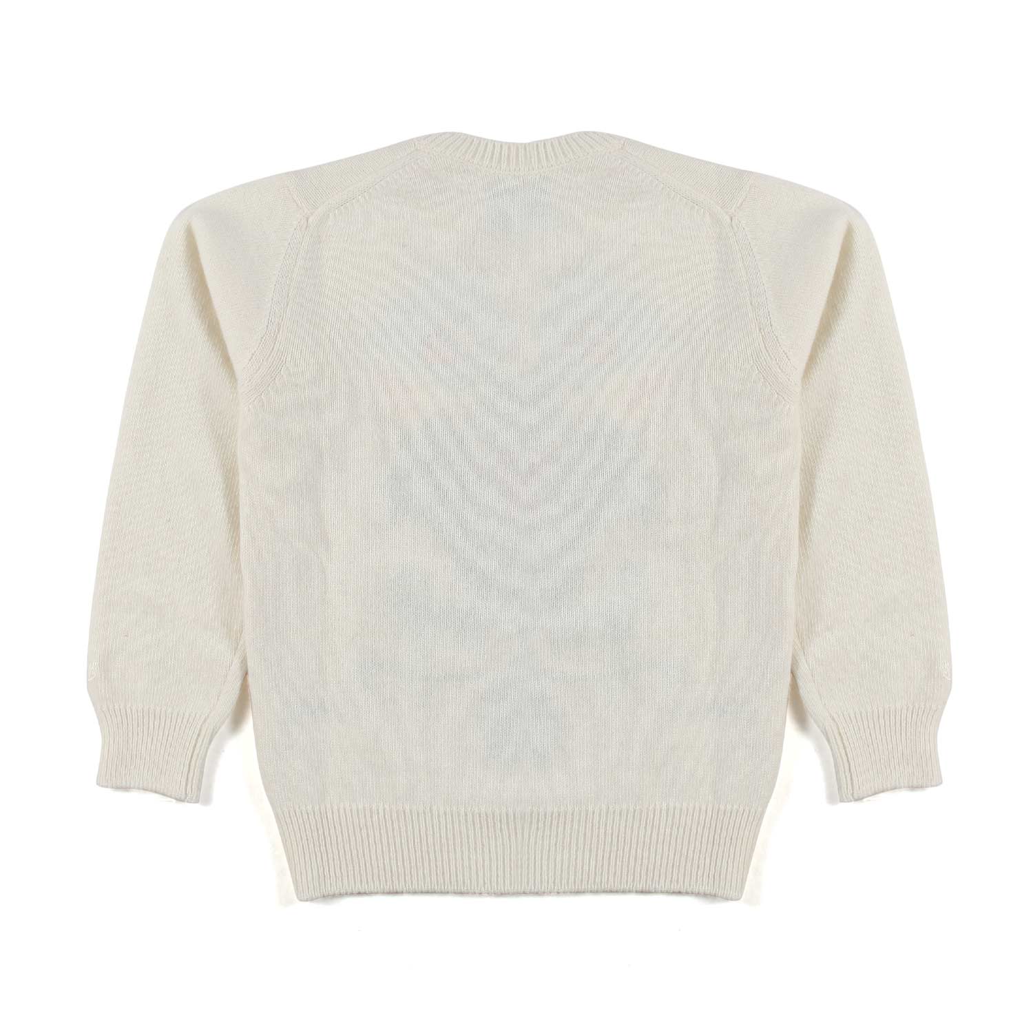 MAGLIONE NATALIZIO PANNA CON MINNIE BAMBINA - annameglio.com abbigliamento moda