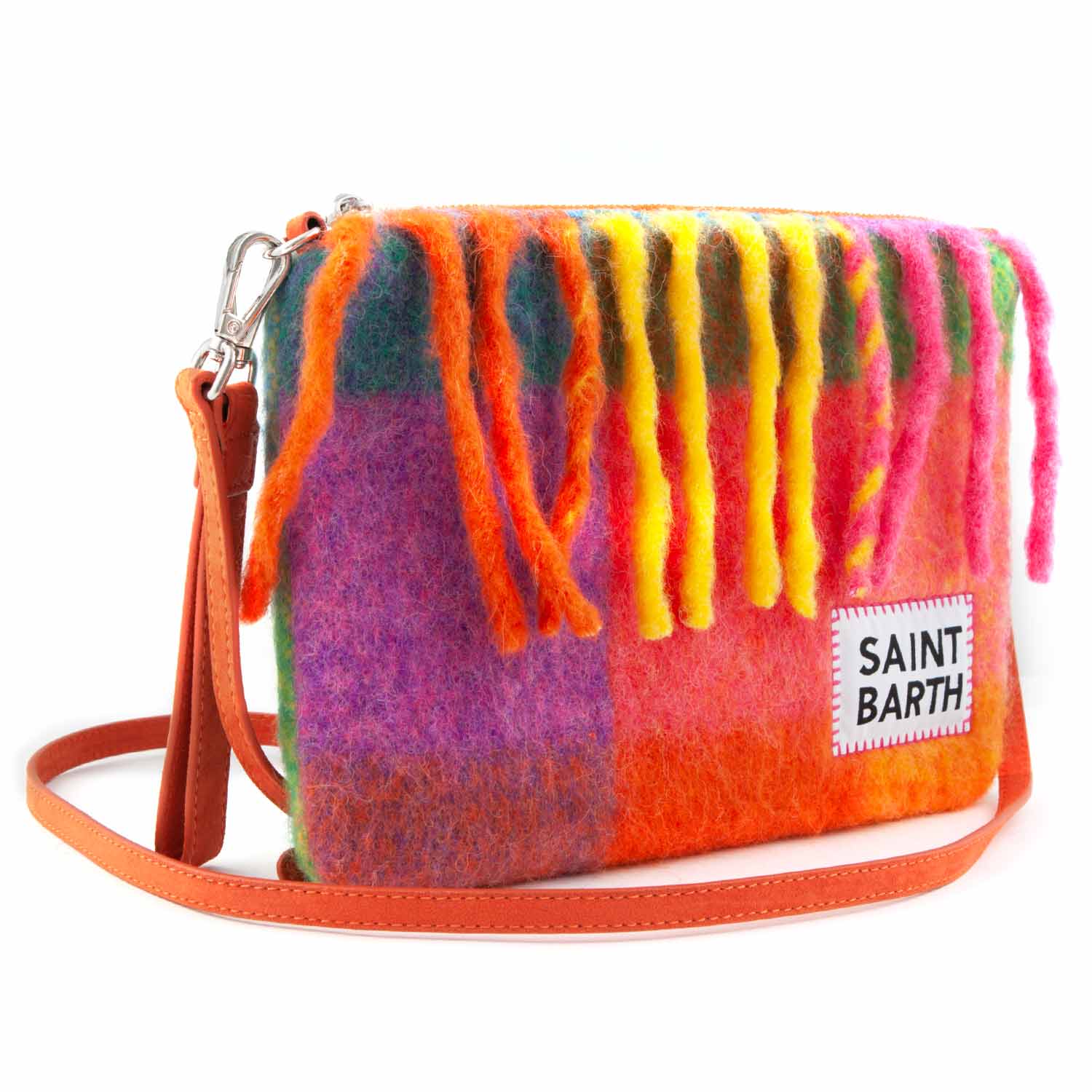 BORSETTA PARISIENNE MULTICOLOR A QUADRI - annameglio.com abbigliamento moda