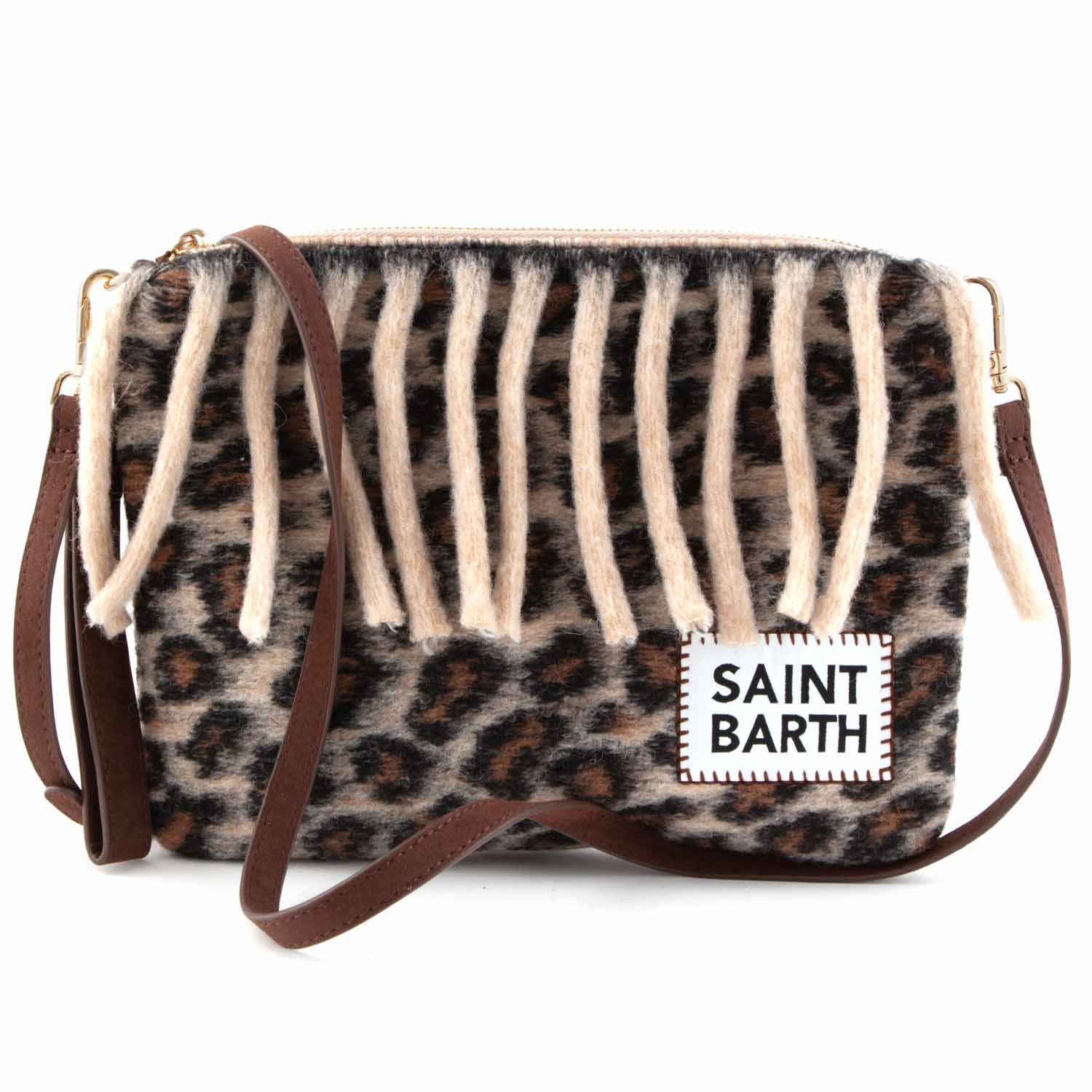 BORSETTA PARISIENNE ANIMALIER LEOPARDATA - annameglio.com abbigliamento moda