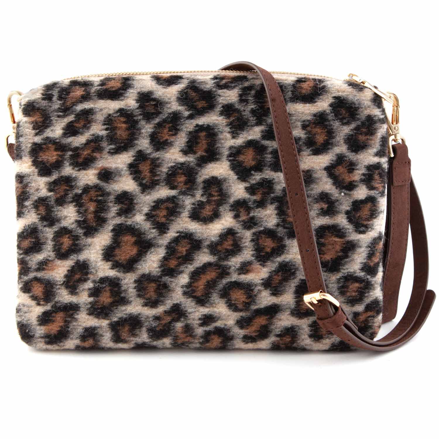 BORSETTA PARISIENNE ANIMALIER LEOPARDATA - annameglio.com abbigliamento moda