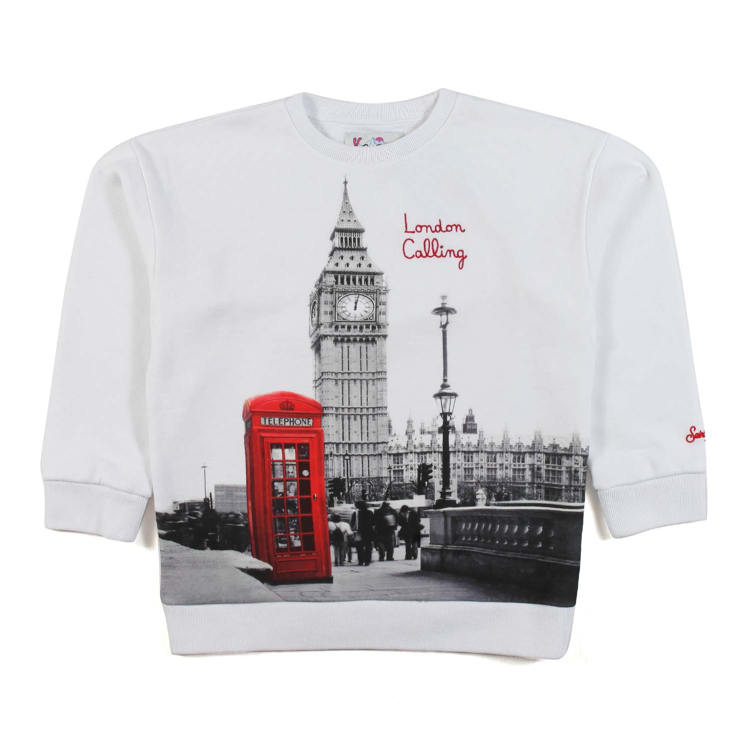 FELPA LONDON BIANCA BAMBINA E TEEN - annameglio.com abbigliamento moda