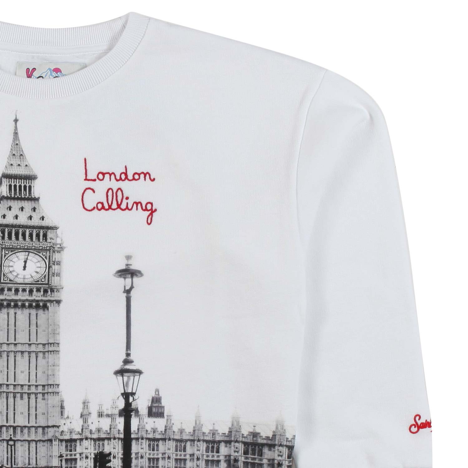 FELPA LONDON BIANCA BAMBINA E TEEN - annameglio.com abbigliamento moda