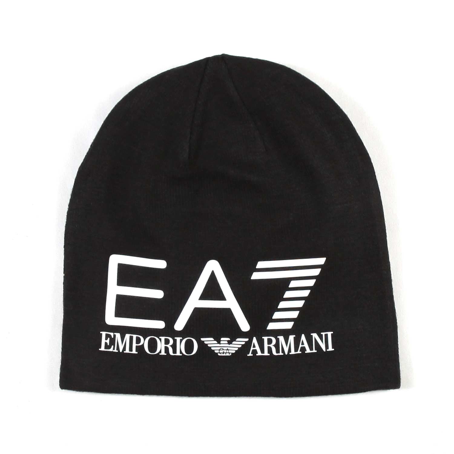 CAPPELLO NERO CON LOGO EA7 BIANCO - annameglio.com abbigliamento moda